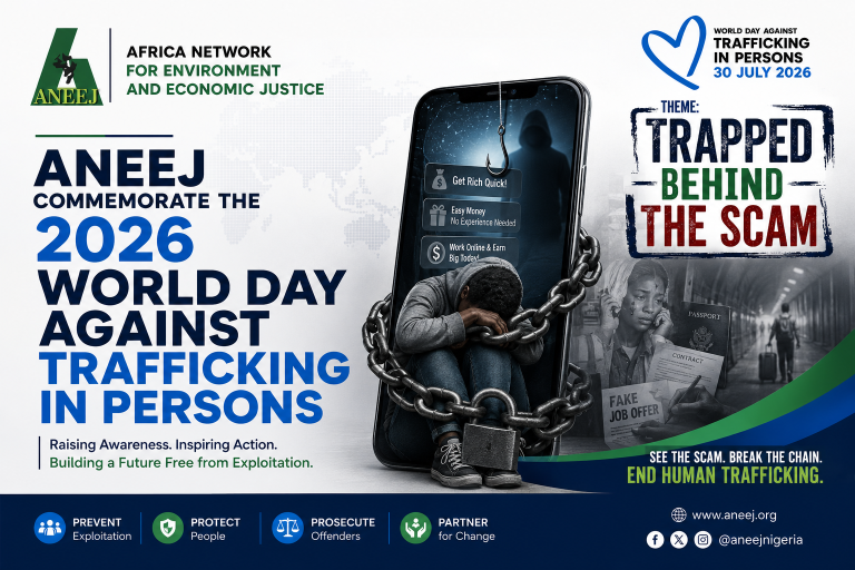 World Anti-Trafficking Day: ANEEJ Pushes Action Against Cyber-Enabled Trafficking