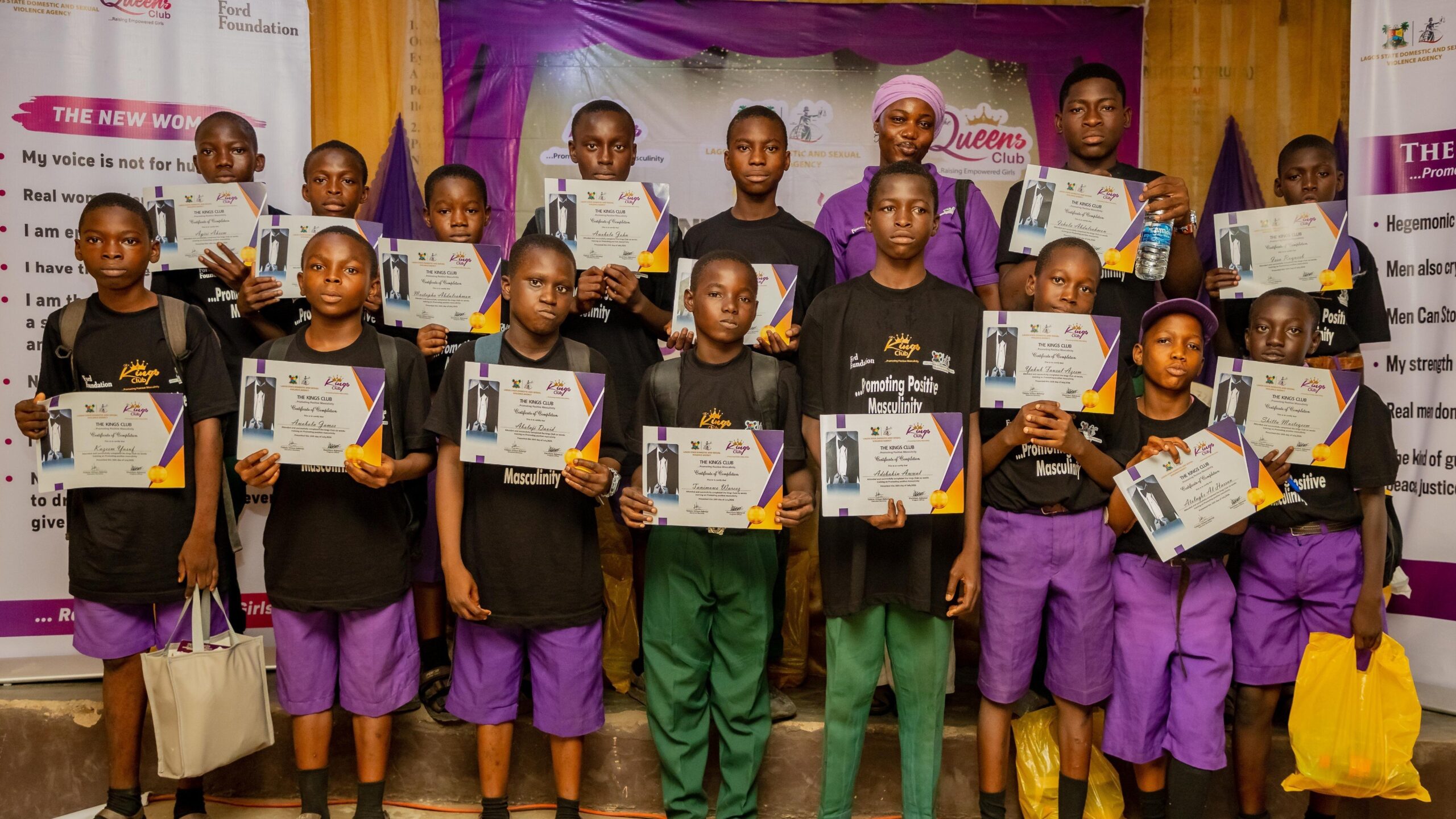 Lagos DSVA Inducts 300 Students to Combat SGBV Crimes