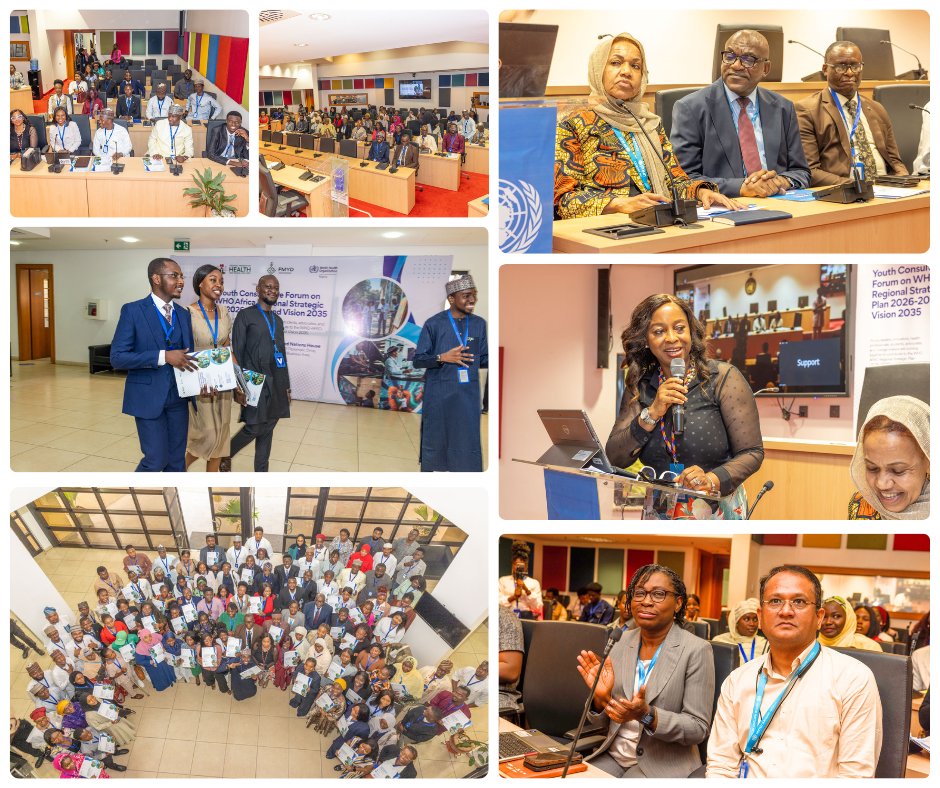 Nigerian Youth Take Center Stage as WHO, UN Shape Africa’s Health Vision 2035