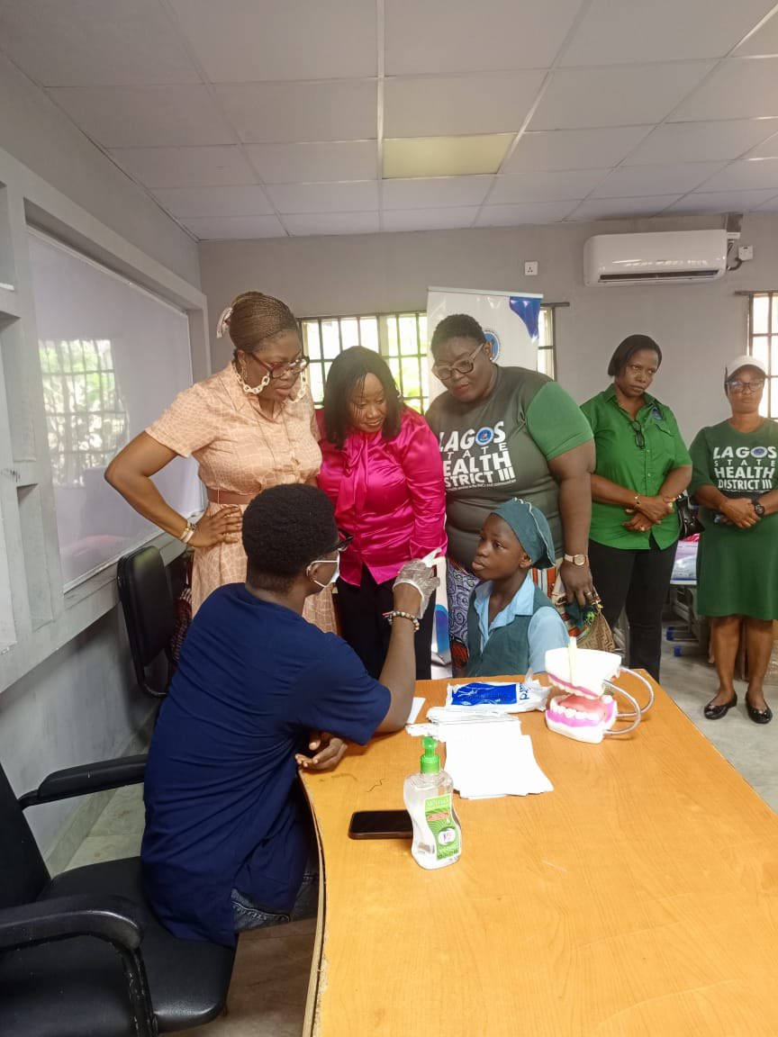 Lagos State Government Reaffirms Commitment to Students’ Health at Quarterly School Outreach