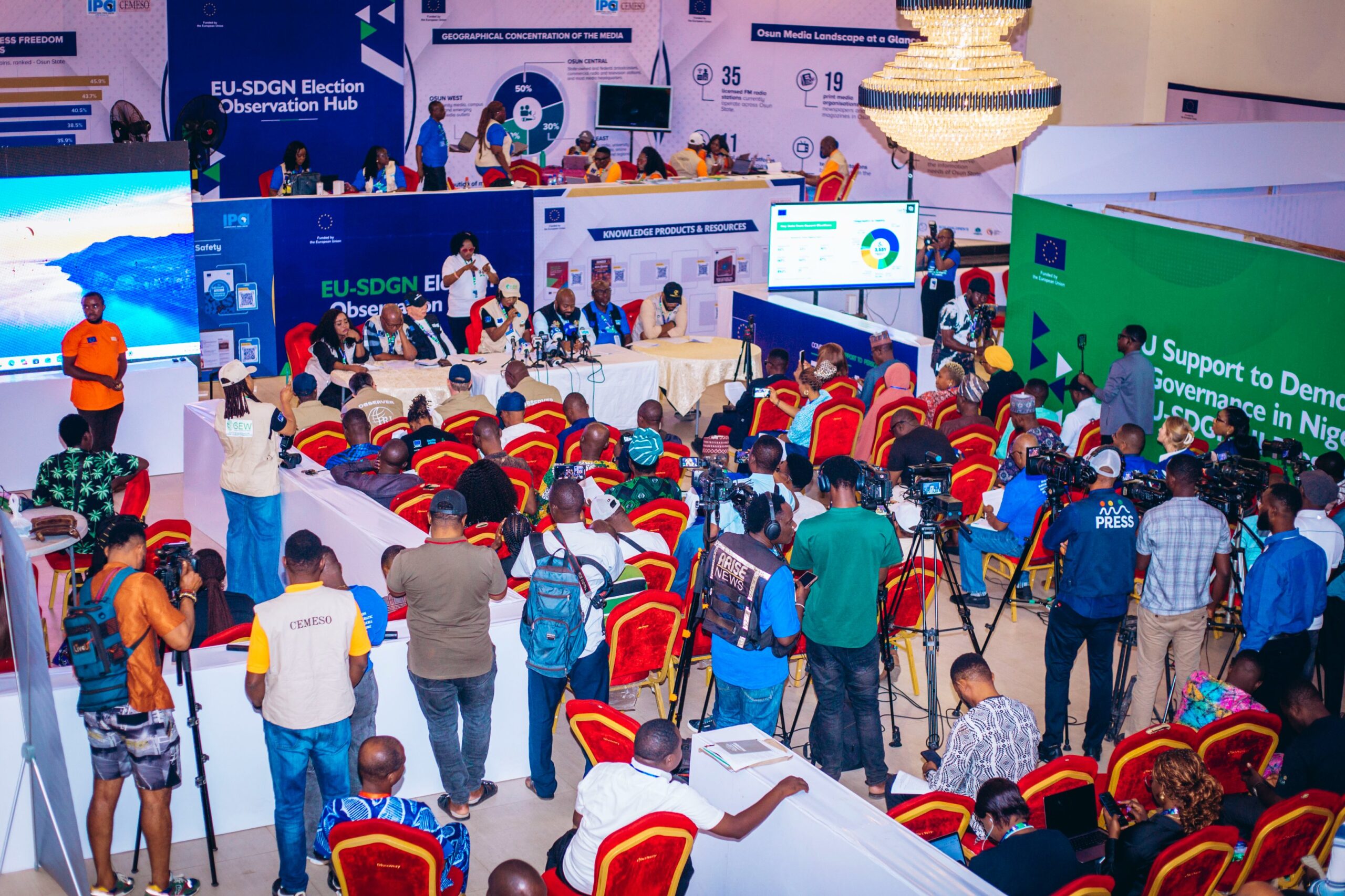 Osun 2026: EU-SDGN Observer Hub Issues Midday Election Report, Record 323 Irregularities