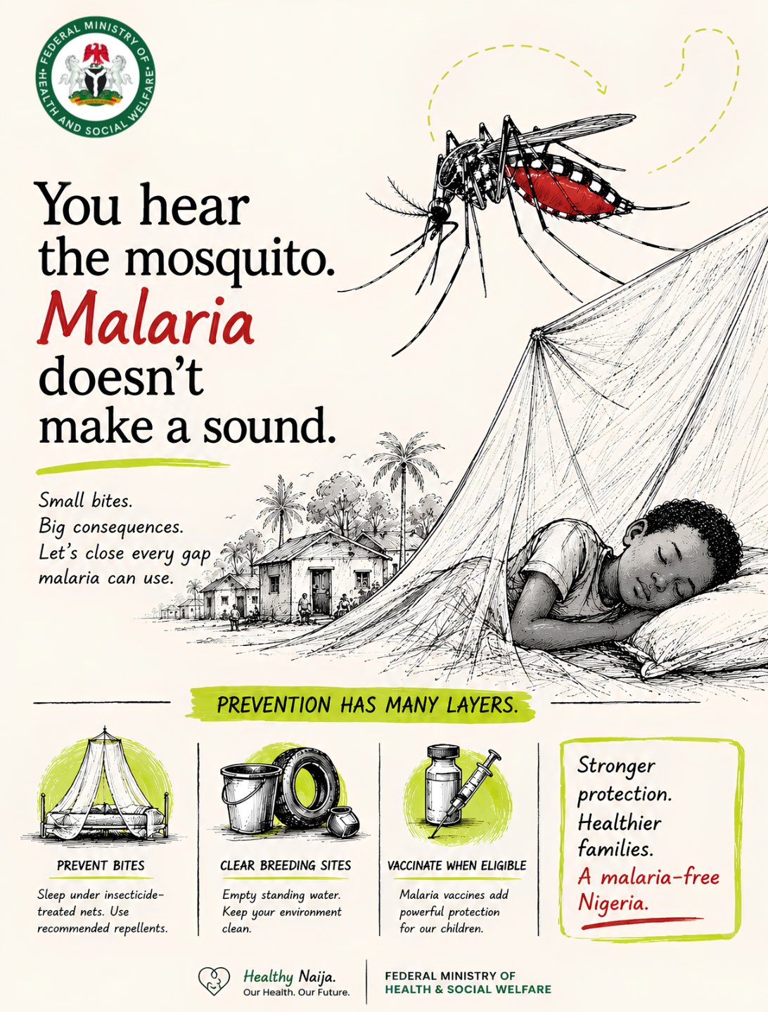 World Mosquito Day: FG Warns Nigerians Against Malaria Risks, Advocates Prevention, Vaccination Measures