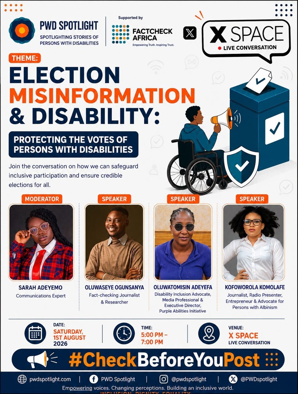 Stakeholders Call for Disability-Inclusive Fact-Checking