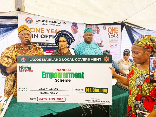 Lagos Mainland Council Disburses Cash, Equipment For Over 1000 Residents