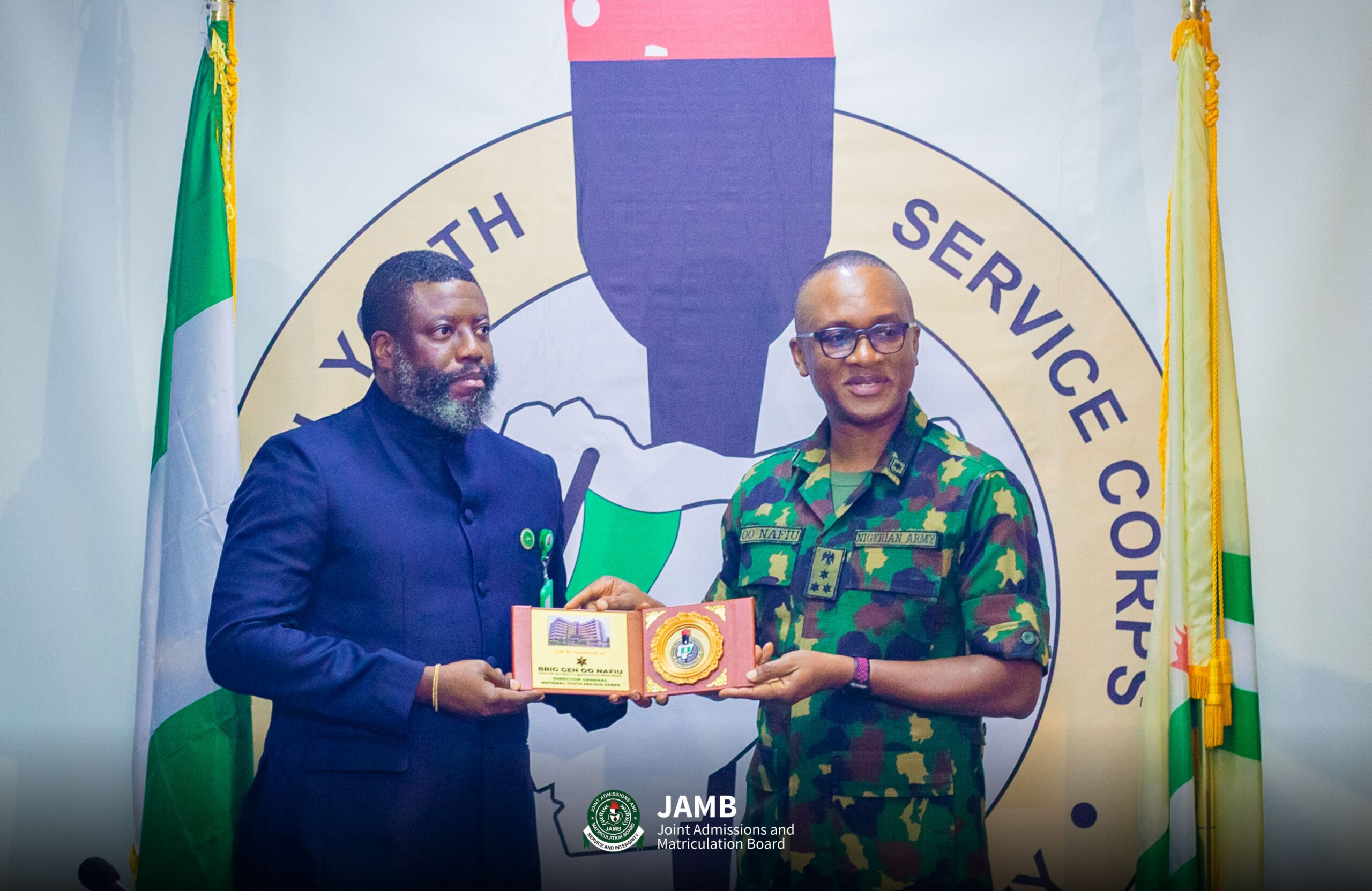 JAMB, NYSC Deepen Partnership for Improved Service Delivery