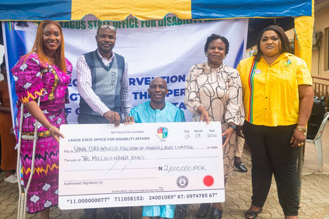 LASODA Supports Disability Organisations With N24m Intervention Fund