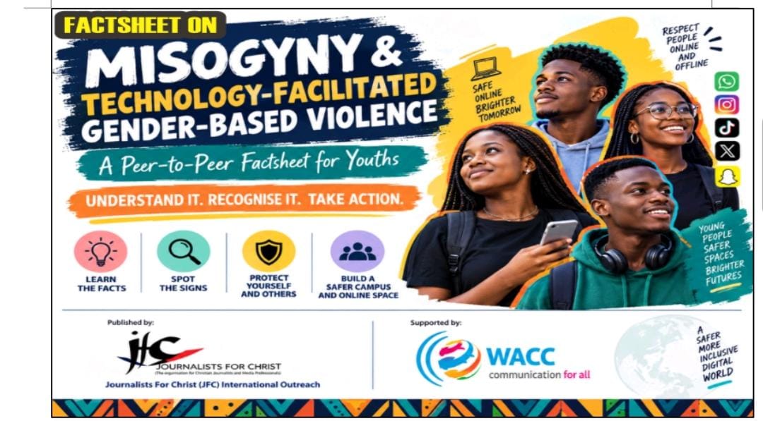 JFC Nigeria Unveils Youth-Focused Factsheet on Misogyny and TFGBV