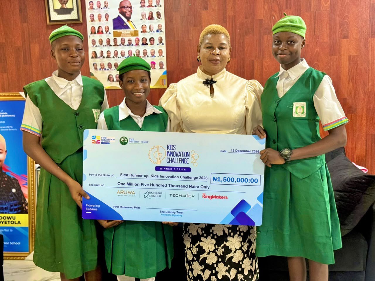 Lagos Model Senior College, Meiran Wins Best Public School at Kids Innovation Africa Challenge