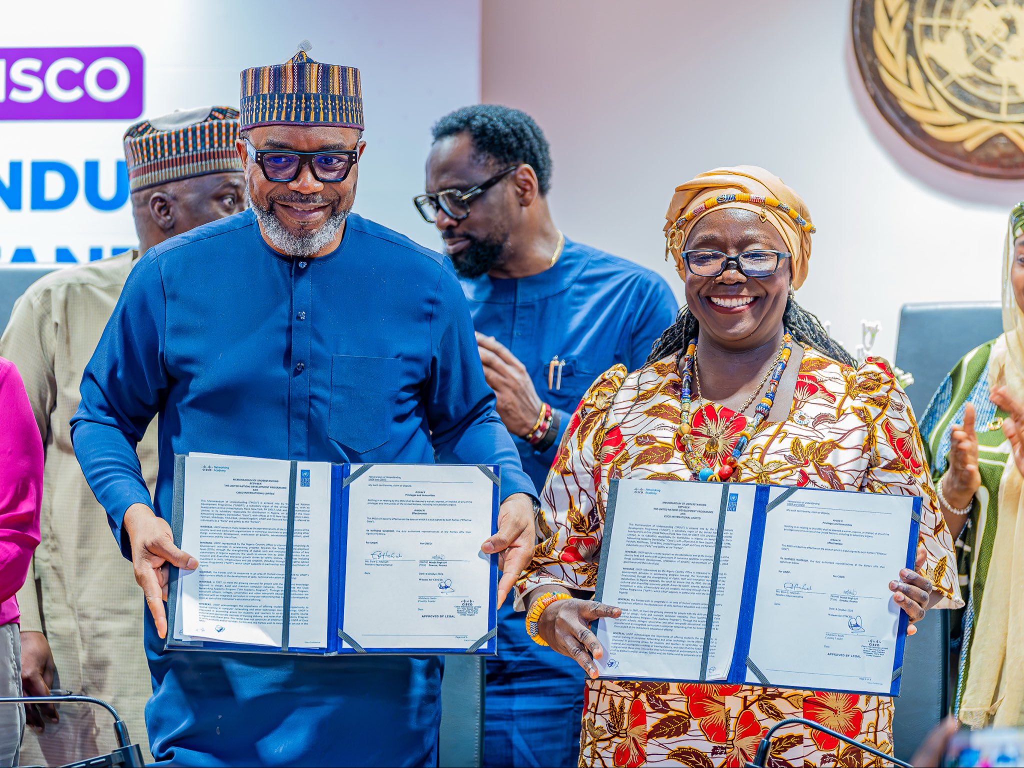 UNDP, Cisco Partner to Boost Digital Skills of 50,000 Nigerian Youths